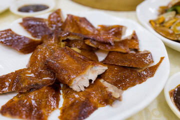 Chinese famous dishes peking duck