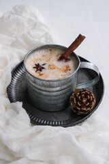 Homemade festive drinks. Christmas Theme Popular Hot Drink. Great for after food, celebrations, gatherings and between meals drink. 
