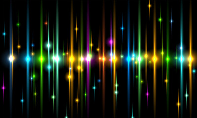 Abstract background with magic light