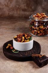 Kering tempe or pencok, Sweet and spicy tempeh with potatoes and peanuts, is one of the most delicious Indonesian tempeh dish.
