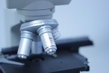 medical laboratory, microscope for chemistry biology test samples,Scientific and healthcare research background 