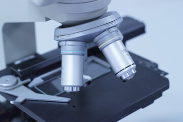medical laboratory, microscope for chemistry biology test samples,Scientific and healthcare research background 