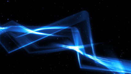 Obraz premium オーラウェーブの壁紙 波 オーロラ