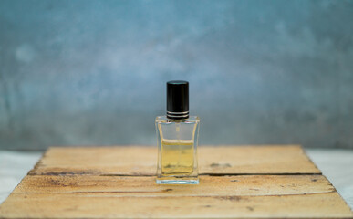 small glass perfume bottle