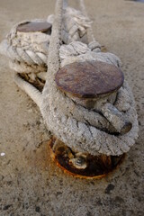 rope on the dock