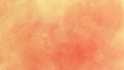 abstract watercolor background with watercolor and Abstract watercolor texture as background. Hintergrund Textur Farbe Terrakotta Orange and red  background.