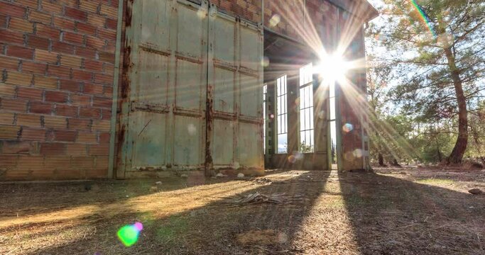 A timelapse video of an abandoned mining location located in a small village in Nicosia, Cyprus
