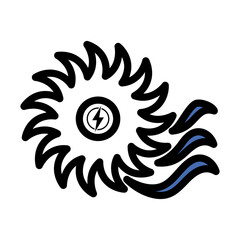 Water Turbine Icon