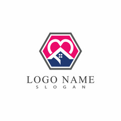 Home Vector icon illustration design template