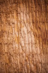 Background texture old brown wooden board.