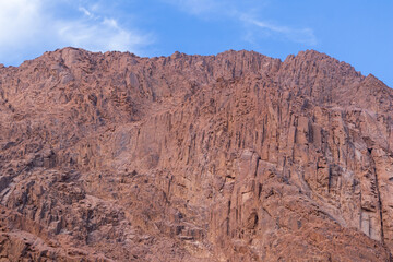 big mountain in Sinai Egypt