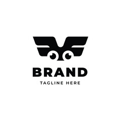 Vector logo design. Wings logo