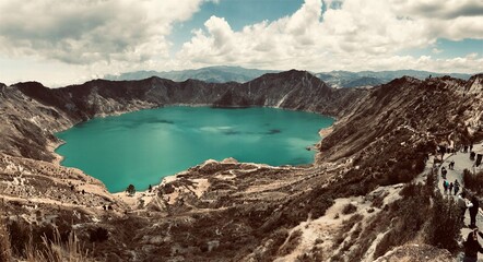 Obraz premium lake and mountains