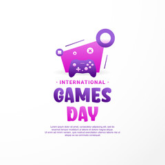 World Games Day Design Background For Greeting Moment