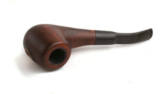 Smoking Pipe On White Background