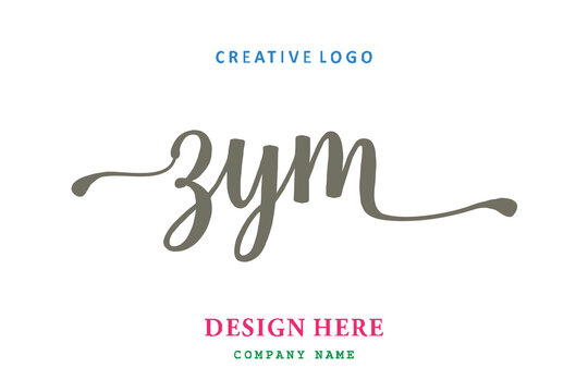 ZYM lettering logo is simple, easy to understand and authoritative
