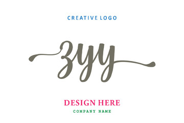 ZYY lettering logo is simple, easy to understand and authoritative