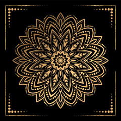 Mandala Background, Islamic Mandala Template, 
