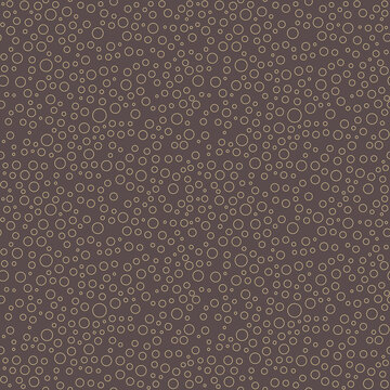 Seamless vector background with random circles. Abstract broen and golden ornament. Golden abstract pattern