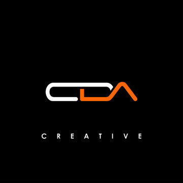 CDA Letter Initial Logo Design Template Vector Illustration