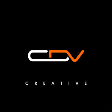 CDV Letter Initial Logo Design Template Vector Illustration