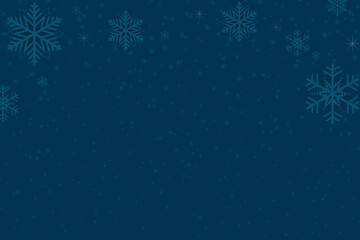 Fototapeta na wymiar glowing side snowflakes. abstract christmas background