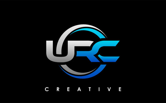 URC Letter Initial Logo Design Template Vector Illustration