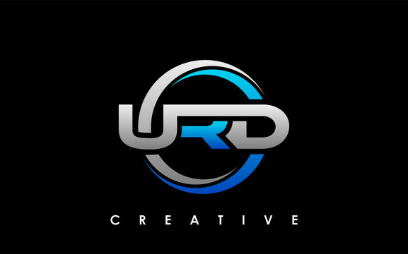 URD Letter Initial Logo Design Template Vector Illustration