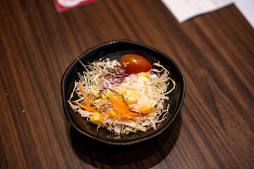 japanese food in the restaurant