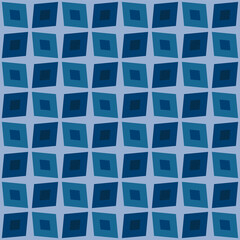 Japanese Diamond Petal Vector Seamless Pattern