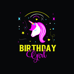 Unicorn Lettering typography t-shirt design.Unicorn Quotes t-shirt design. unicorn t-shirt design.