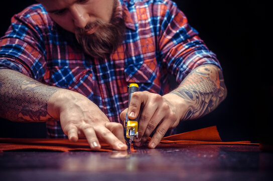 Handicraftsman making quality products