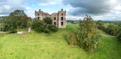 Fototapeta na wymiar The remains of Raphoe castle in County Donegal - Ireland