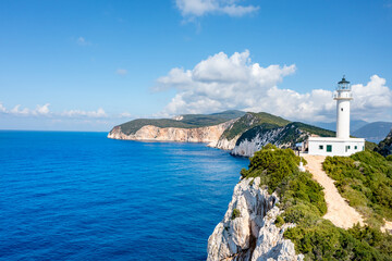 Leuchtturm auf Lefkada, Griechenland