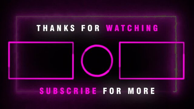 	
Youtube End Screen Pink Color	
