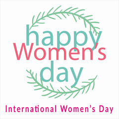 Obraz premium Best women's day logo template design vector, women's logo, Vector illustration Happy women's day, 8 march celebrations 