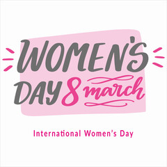  Best women's day logo template design vector, women's logo, Vector illustration Happy women's day, 8 march celebrations
