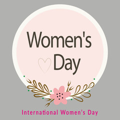  Best women's day logo template design vector, women's logo, Vector illustration Happy women's day, 8 march celebrations
