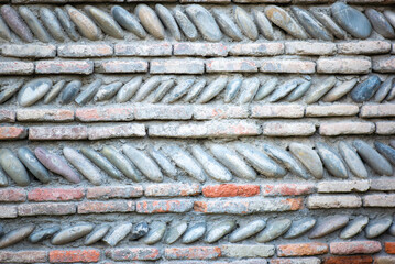 from a small stone beautifully laid out as a texture