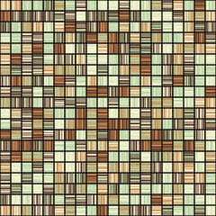 Abstract Geometric Pattern generative computational art illustration