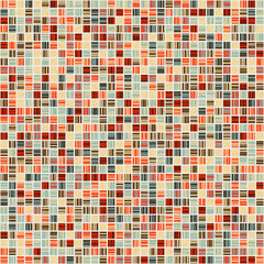 Fototapeta premium Abstract Geometric Pattern generative computational art illustration