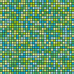 Fototapeta premium Abstract Geometric Pattern generative computational art illustration