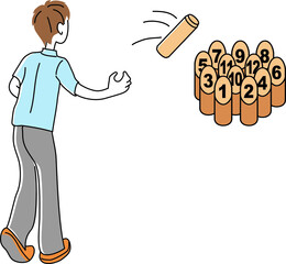 フィンランドで生まれたスポーツ　モルック