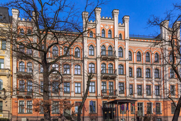 Fototapeta premium Eelizabetes street in Riga, latvia