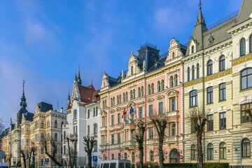Eelizabetes street in Riga, latvia