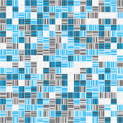 Abstract Geometric Pattern generative computational art illustration