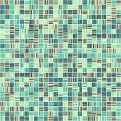 Fototapeta premium Abstract Geometric Pattern generative computational art illustration