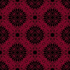 Seamless winter pattern with snowflakes for fabrics and textiles and linens 