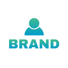 Minimalist People Silhouette Logo - Amazing minimalist vector avatar logo suitable for business, tech company, app logo, website, branding, brand identity, and design assets - Minimalist Logo