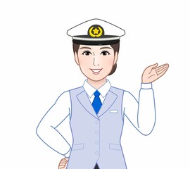 タクシー運転手の女性